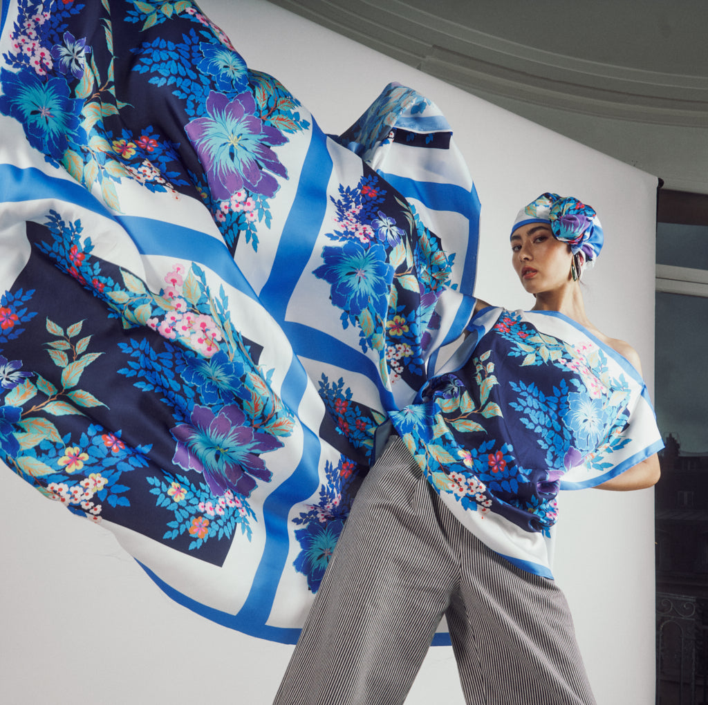 jjTunique foulard FLOREAL | Parisienne et Alors 