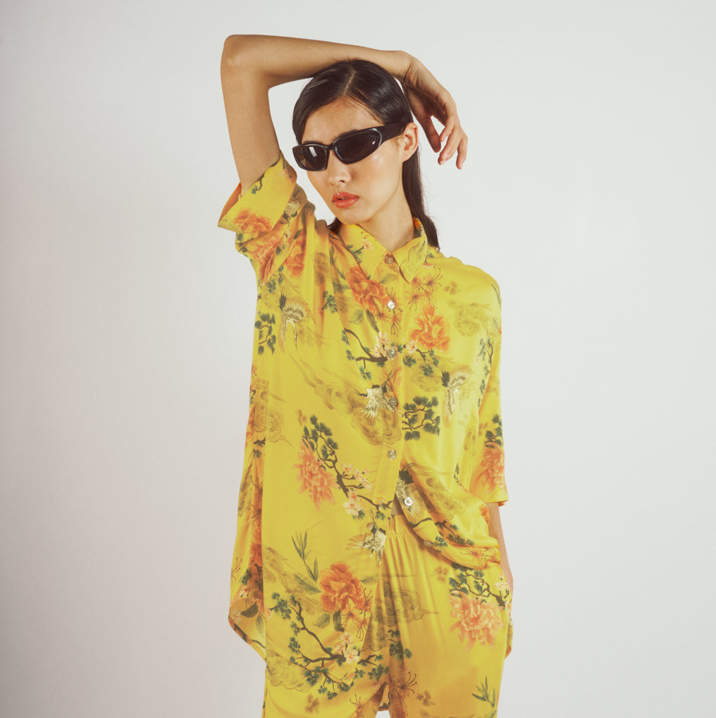 jjDELIGNY printed shirt | Parisienne et Alors 