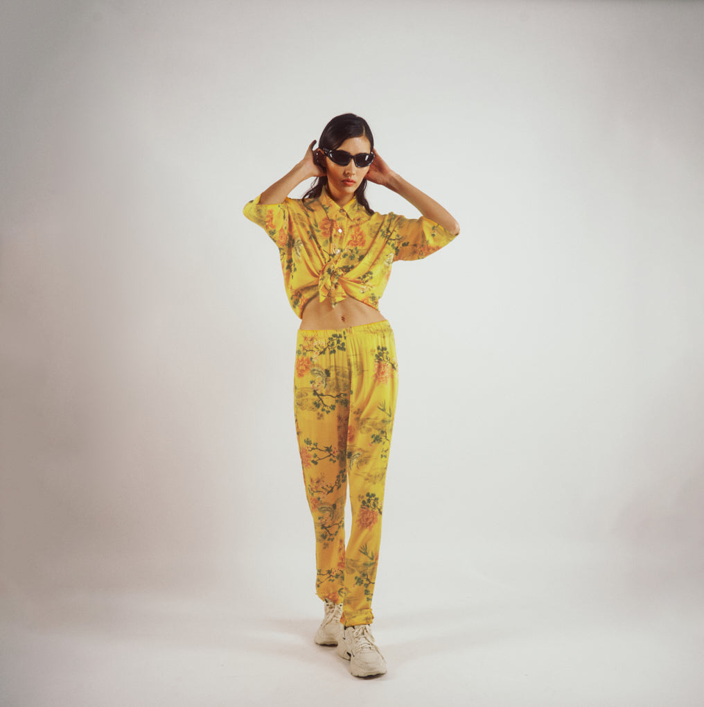 jjPantalon imprimé GAILLON | Parisienne et Alors 