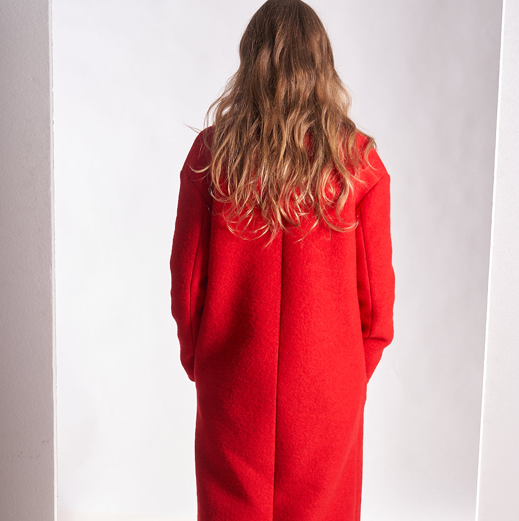 jjManteau rouge RIVERAIN