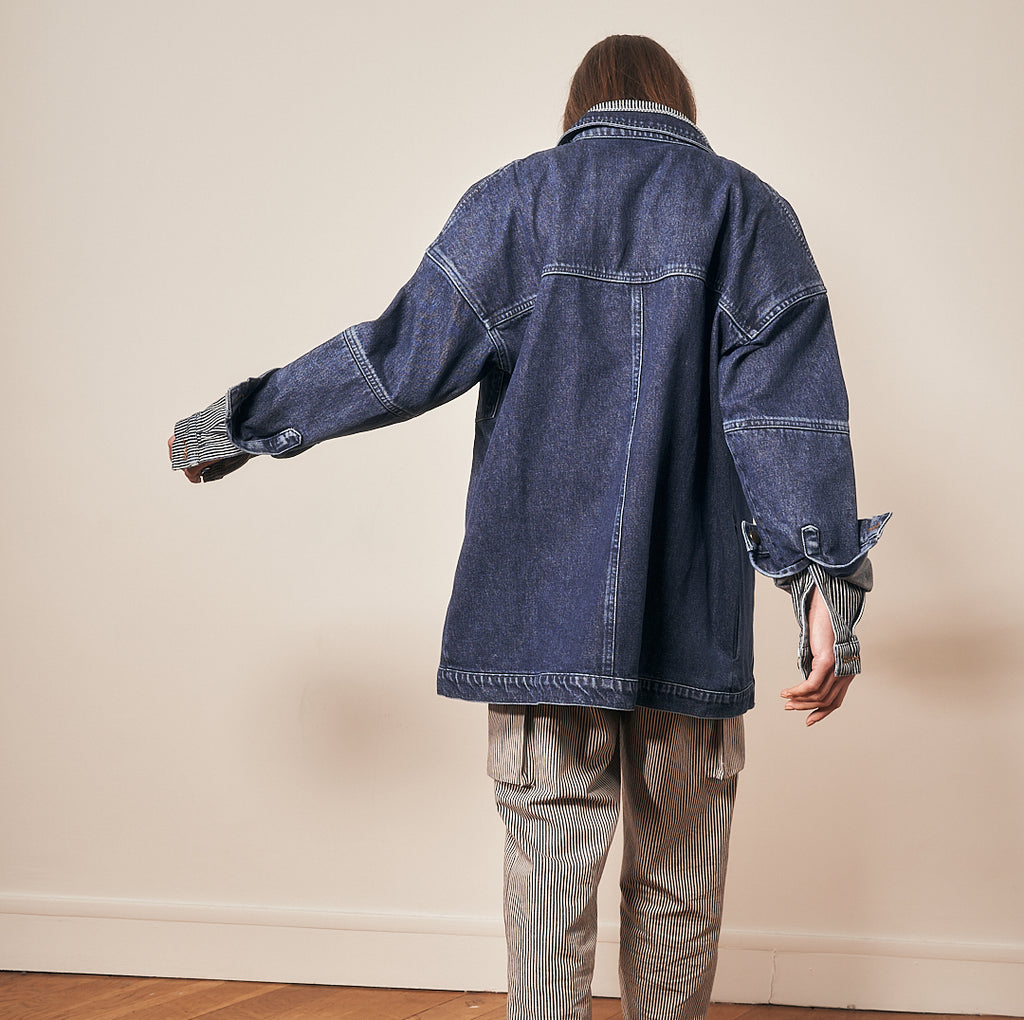 jjVeste en jeans MARRONNIERS | Parisienne et Alors 