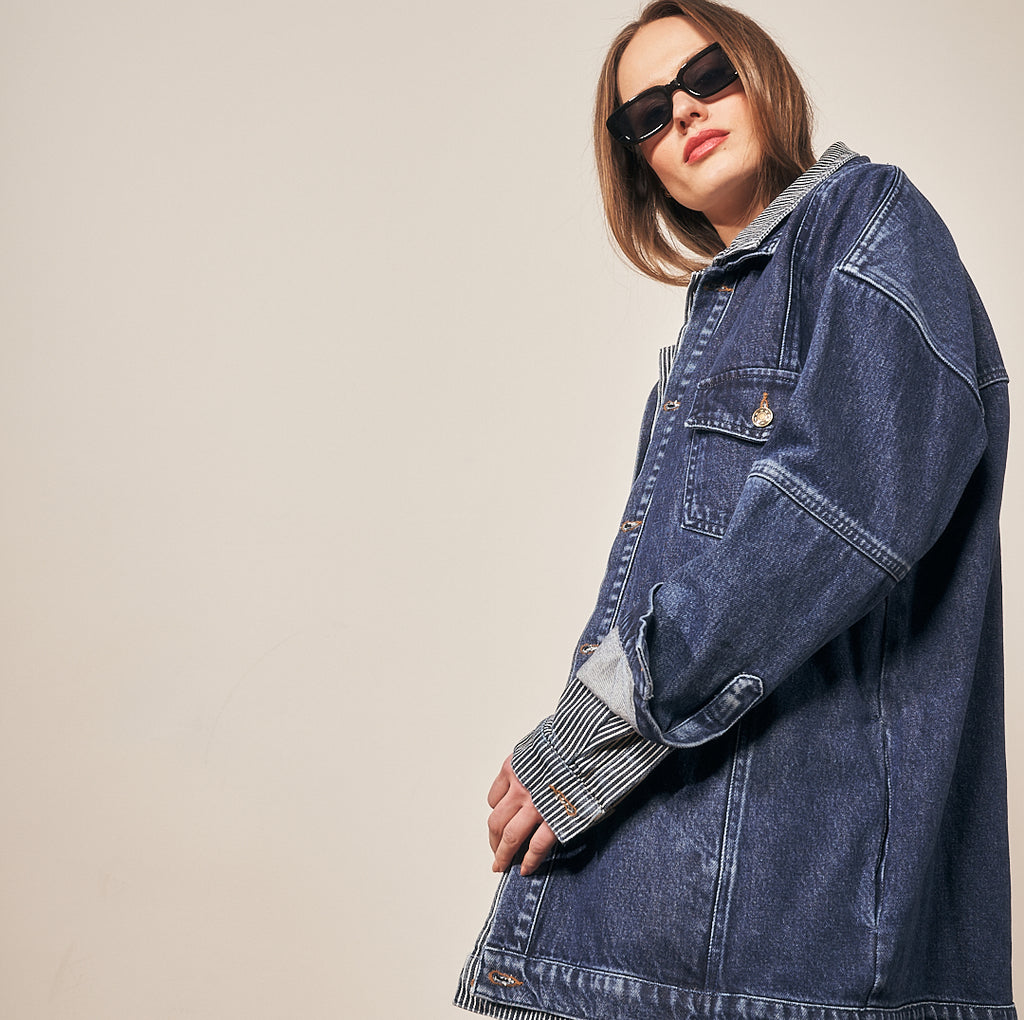 jjVeste en jeans MARRONNIERS | Parisienne et Alors 