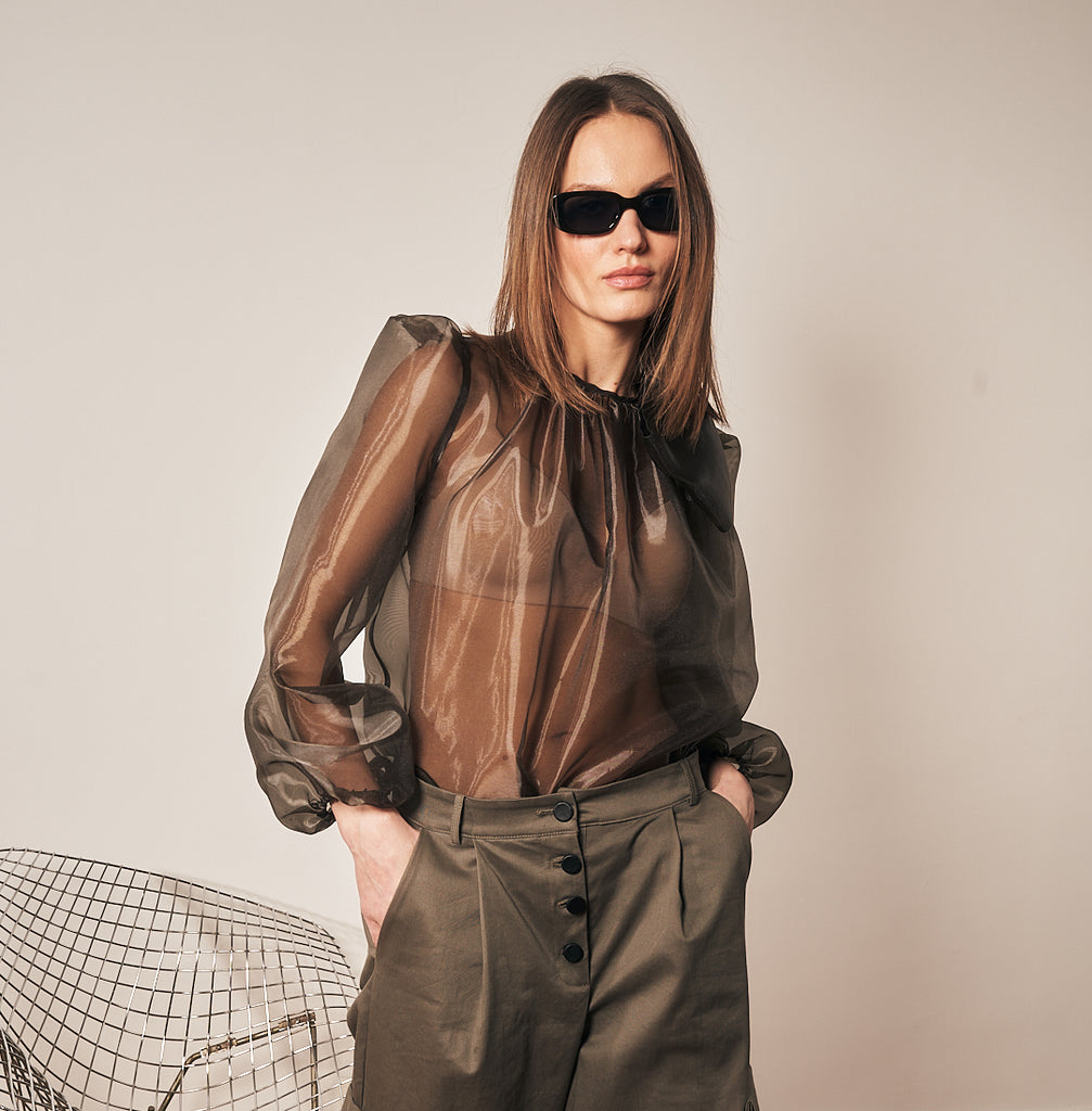 jjBlouse with big bow SORBONNE | Parisienne et Alors 