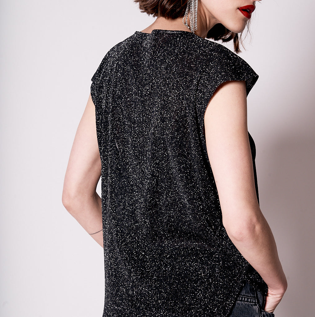jjtop en lurex PERCIER | Parisienne et Alors 