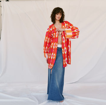 COLISEE printed kimono | Parisienne et Alors 