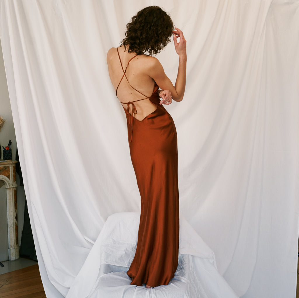  RIDER long backless dress | Parisienne et Alors 